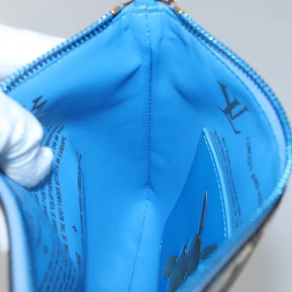 LOUIS VUITTON Celty Pochette Plat Pouch Koons Rubens M64617 LV Auth 132961M - Picture 12 of 16